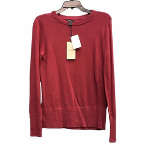 NWT Halogen Red Crew Neck Pullover Sweater Plus Size 1X